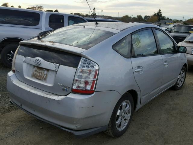 JTDKB20U583368394 - 2008 TOYOTA PRIUS SILVER photo 4