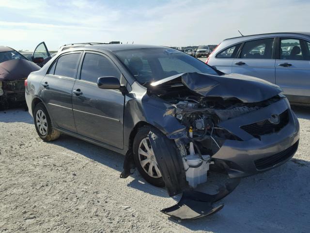 1NXBU4EE8AZ223935 - 2010 TOYOTA COROLLA BA GRAY photo 1