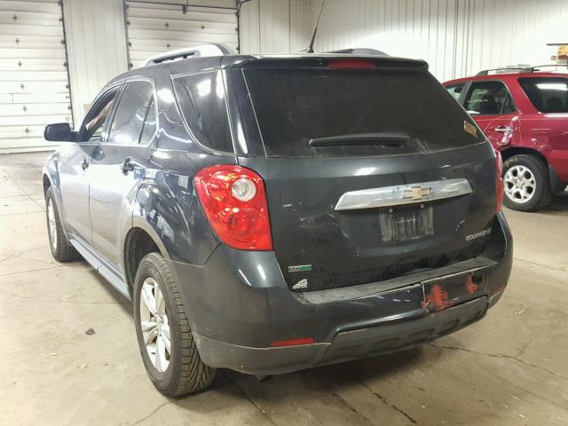 2GNALDEK9C6139950 - 2012 CHEVROLET EQUINOX LT BLACK photo 3