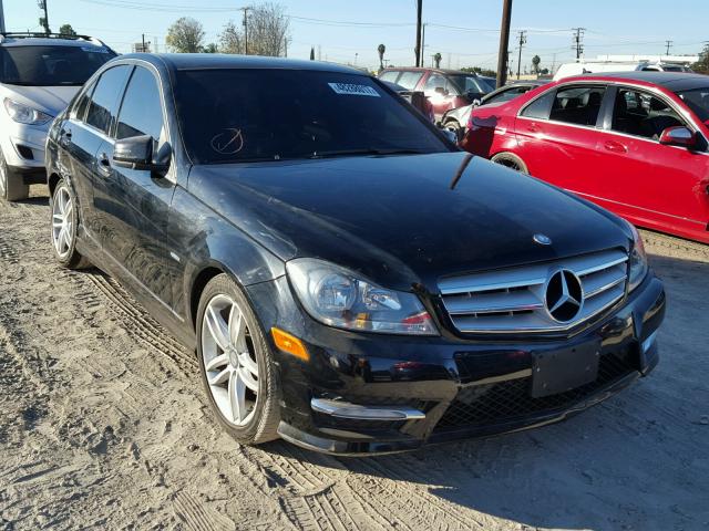 WDDGF4HB1CR219999 - 2012 MERCEDES-BENZ C 250 BLACK photo 1