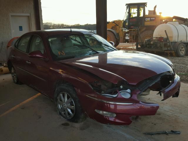 2G4WD562751195283 - 2005 BUICK LACROSSE C RED photo 1