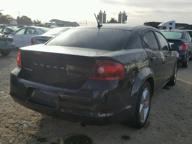 1B3BD1FB1BN572262 - 2011 DODGE AVENGER MA BLACK photo 4