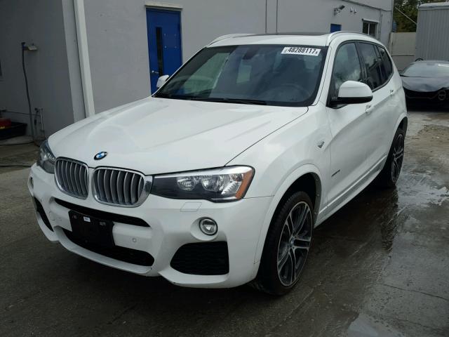 5UXWZ7C51H0U44787 - 2017 BMW X3 SDRIVE2 WHITE photo 2