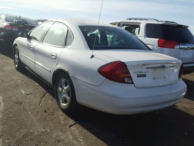 1FAFP55U2YG236527 - 2000 FORD TAURUS SES WHITE photo 3