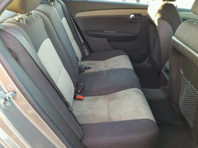 1G1ZG57B68F221966 - 2008 CHEVROLET MALIBU LS TAN photo 6
