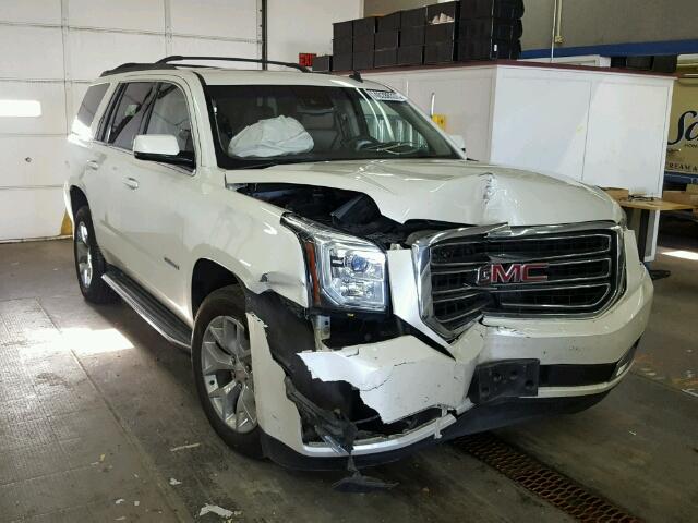 1GKS2BKC9FR105537 - 2015 GMC YUKON SLT WHITE photo 1