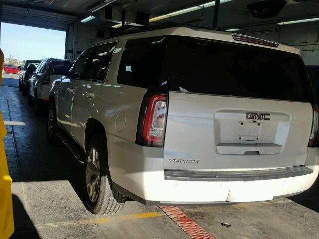 1GKS2BKC9FR105537 - 2015 GMC YUKON SLT WHITE photo 3