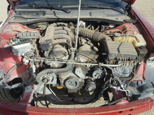 2B3KA43R36H238017 - 2006 DODGE CHARGER SE RED photo 7