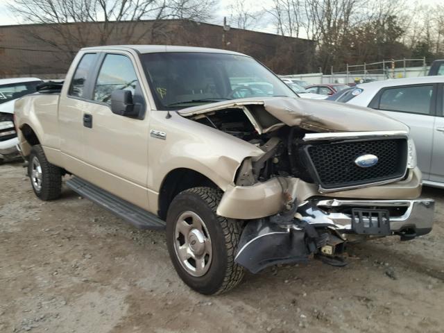 1FTRX14W97NA80905 - 2007 FORD F150 BEIGE photo 1