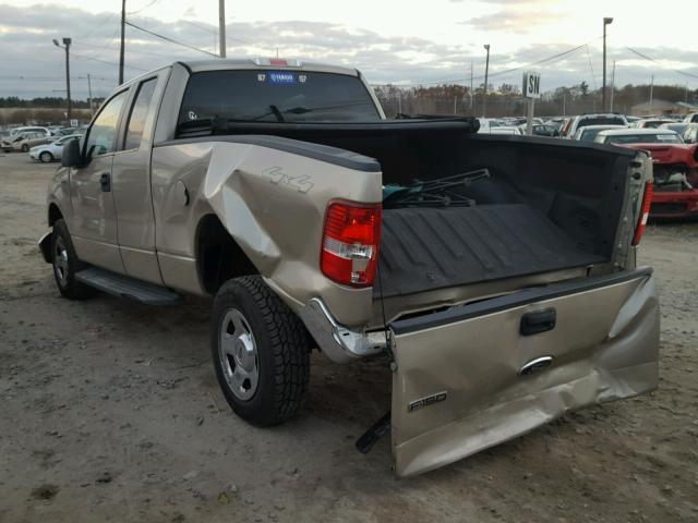 1FTRX14W97NA80905 - 2007 FORD F150 BEIGE photo 3