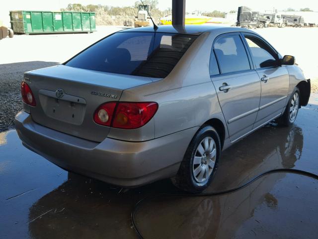 1NXBR32E43Z152705 - 2003 TOYOTA COROLLA CE SILVER photo 4