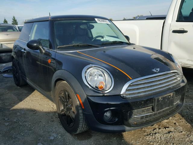 WMWSU3C56DT689792 - 2013 MINI COOPER BLACK photo 1