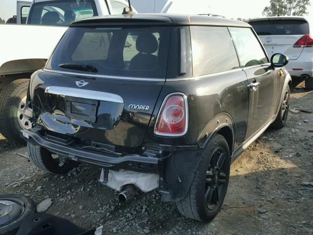 WMWSU3C56DT689792 - 2013 MINI COOPER BLACK photo 4