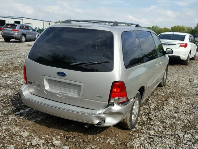 2FMZA52206BA43420 - 2006 FORD FREESTAR S SILVER photo 4