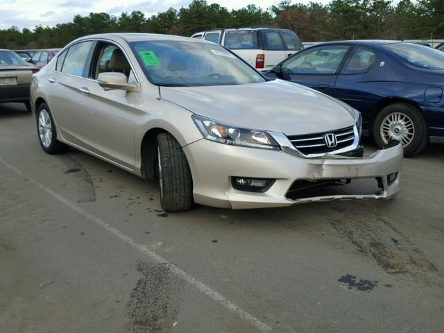 1HGCR2F81FA218304 - 2015 HONDA ACCORD EXL GOLD photo 1