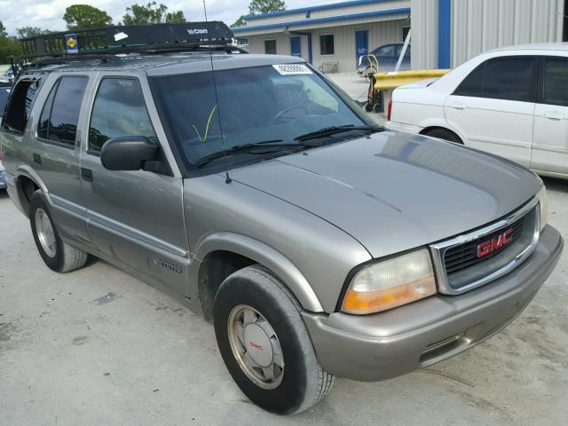 1GKCS13W912127322 - 2001 GMC JIMMY BEIGE photo 1