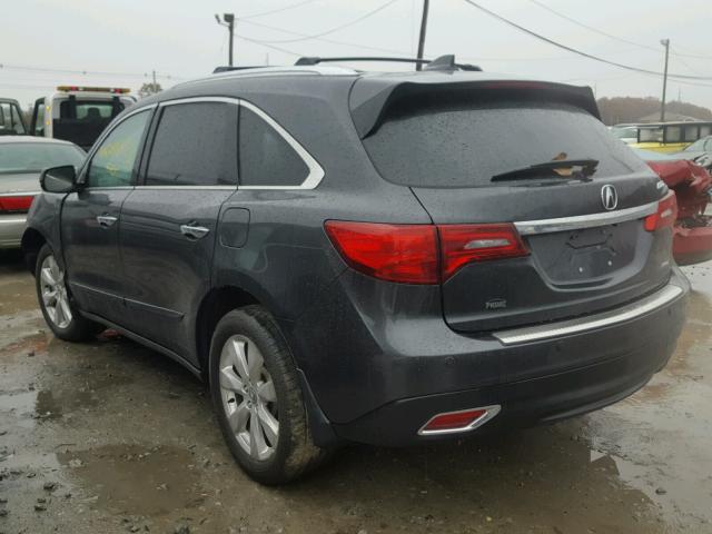 5FRYD4H96GB005876 - 2016 ACURA MDX ADVANC CHARCOAL photo 3