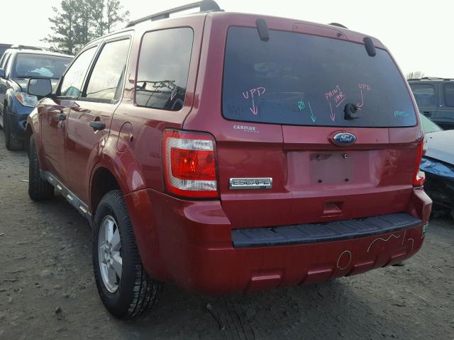 1FMCU0D7XAKB56430 - 2010 FORD ESCAPE XLT RED photo 3