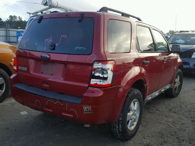 1FMCU0D7XAKB56430 - 2010 FORD ESCAPE XLT RED photo 4