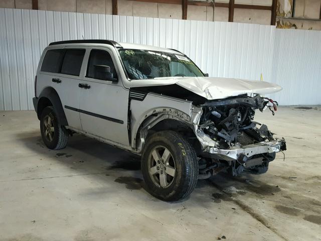 1D8GT28K98W191032 - 2008 DODGE NITRO SXT SILVER photo 1