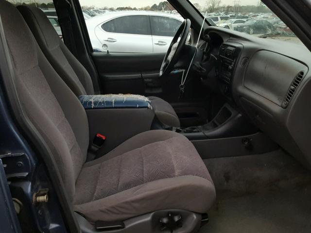 1FMZU83P2YZB77672 - 2000 FORD EXPLORER X BLUE photo 5