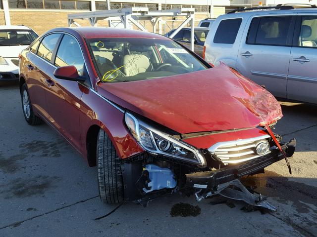 5NPE24AFXGH352333 - 2016 HYUNDAI SONATA SE RED photo 1