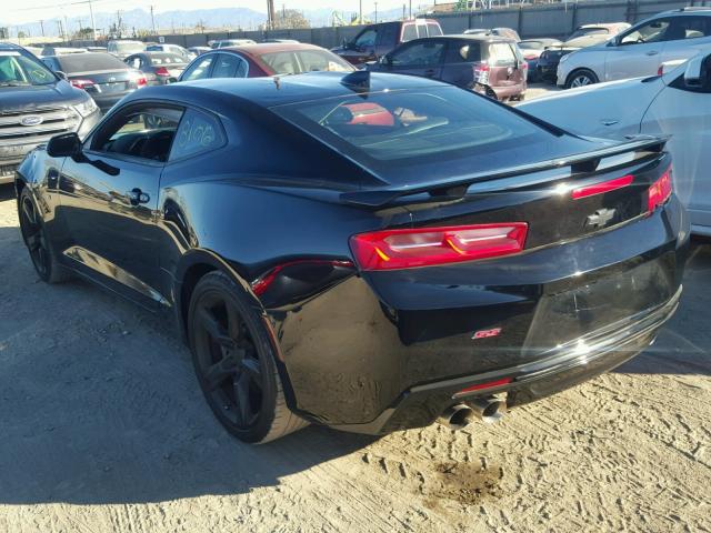 1G1FF1R72H0163770 - 2017 CHEVROLET CAMARO SS BLACK photo 3