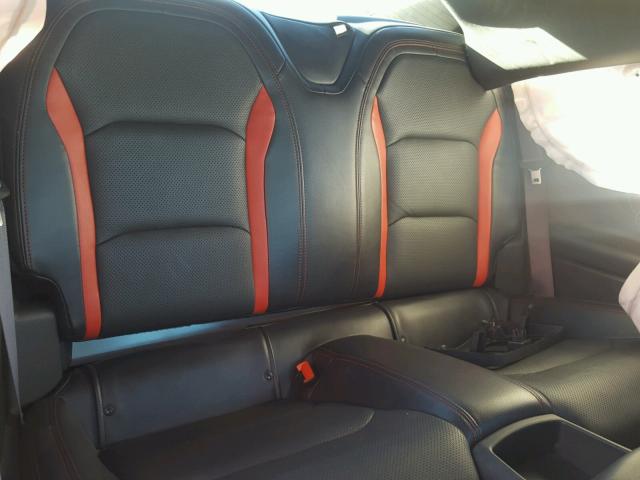 1G1FF1R72H0163770 - 2017 CHEVROLET CAMARO SS Negro foto 6