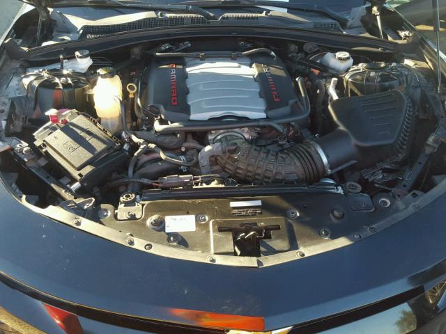 1G1FF1R72H0163770 - 2017 CHEVROLET CAMARO SS Negro foto 7