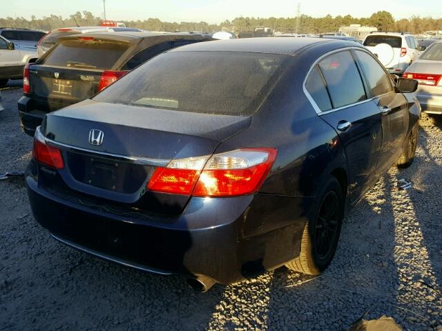 1HGCR2F33DA059397 - 2013 HONDA ACCORD LX BLUE photo 4