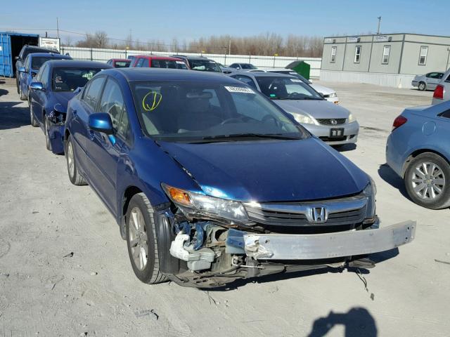 19XFB2F83CE020994 - 2012 HONDA CIVIC EX BLUE photo 1