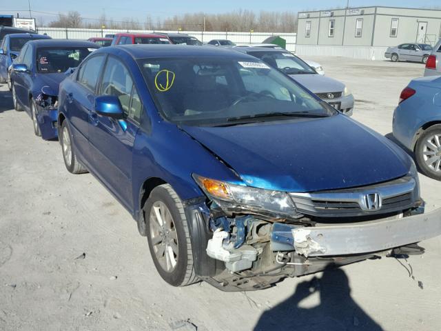 19XFB2F83CE020994 - 2012 HONDA CIVIC EX BLUE photo 9