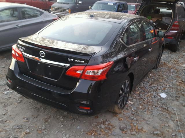 3N1CB7AP7HY222597 - 2017 NISSAN SENTRA SR BLACK photo 4