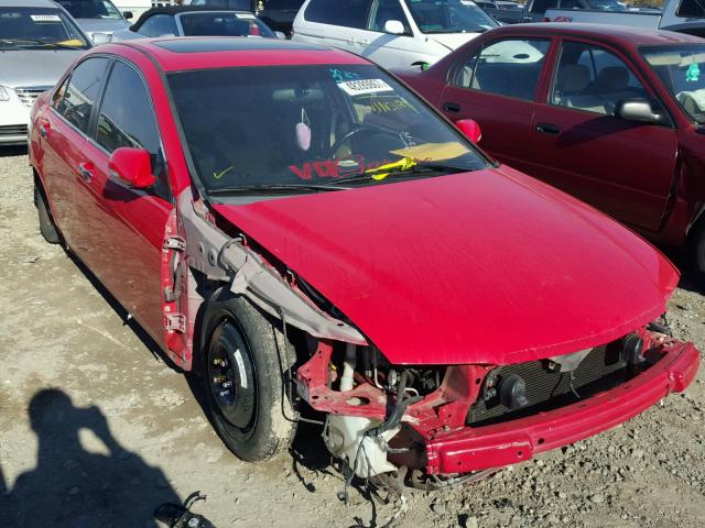JH4CL95834C011391 - 2004 ACURA TSX RED photo 1