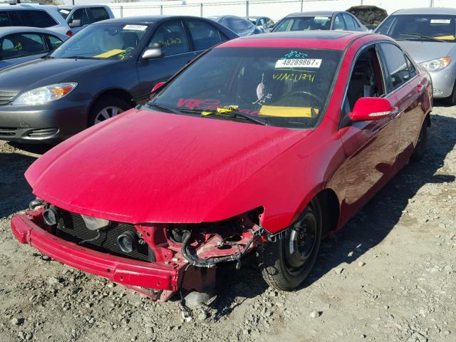 JH4CL95834C011391 - 2004 ACURA TSX RED photo 2