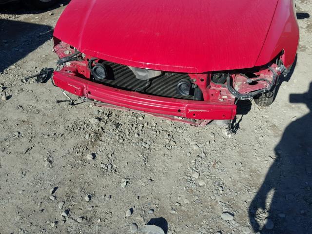 JH4CL95834C011391 - 2004 ACURA TSX RED photo 9