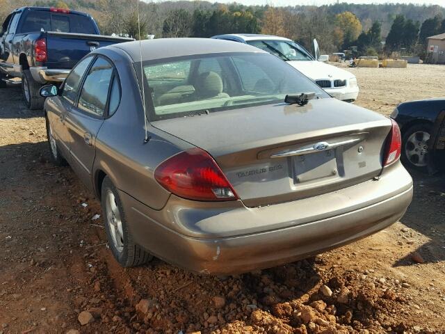 1FAFP55283A176148 - 2003 FORD TAURUS SES TAN photo 3