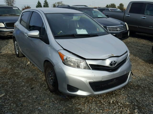 VNKKTUD33EA006993 - 2014 TOYOTA YARIS SILVER photo 1