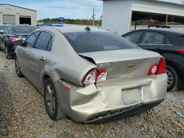 1G1ZC5EU5CF110172 - 2012 CHEVROLET MALIBU 1LT BEIGE photo 3