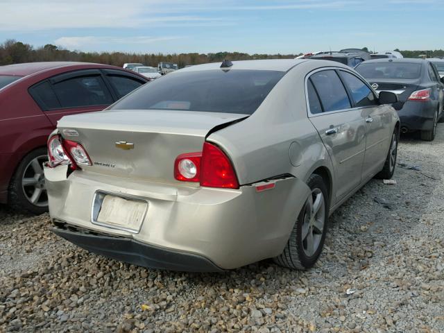 1G1ZC5EU5CF110172 - 2012 CHEVROLET MALIBU 1LT BEIGE photo 4