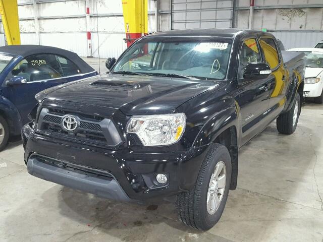 3TMMU4FN5EM069741 - 2014 TOYOTA TACOMA DOU BLACK photo 2