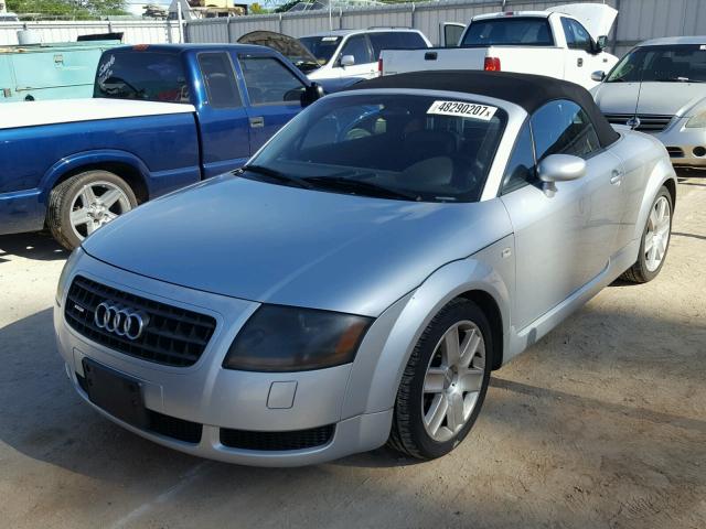 TRUUT28N231000901 - 2003 AUDI TT QUATTRO SILVER photo 2