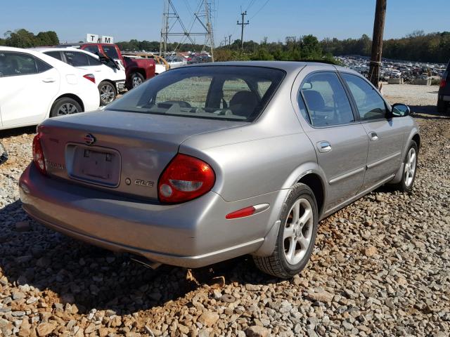 JN1CA31D51T623825 - 2001 NISSAN MAXIMA GXE GRAY photo 4