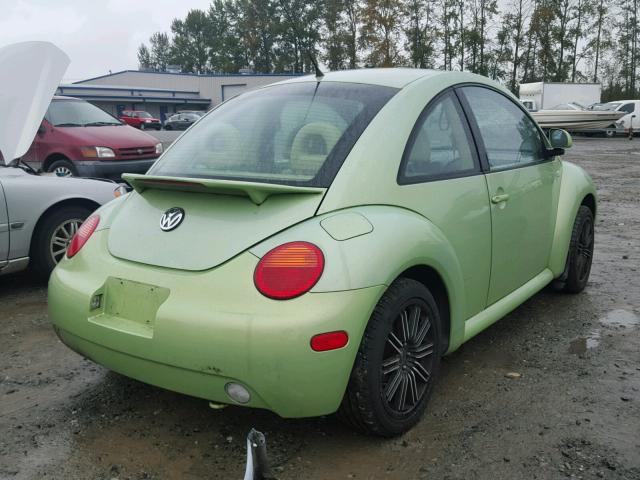 3VWCF21CXYM435419 - 2000 VOLKSWAGEN NEW BEETLE 绿色 照片 4