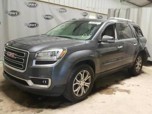 1GKKRRKD4EJ200713 - 2014 GMC ACADIA SLT ნაცრისფერი ფოტო 2