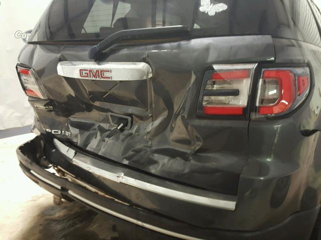 1GKKRRKD4EJ200713 - 2014 GMC ACADIA SLT ნაცრისფერი ფოტო 9