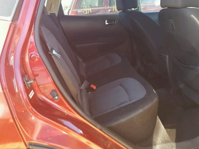 JN8AS58V18W116879 - 2008 NISSAN ROGUE S RED photo 6