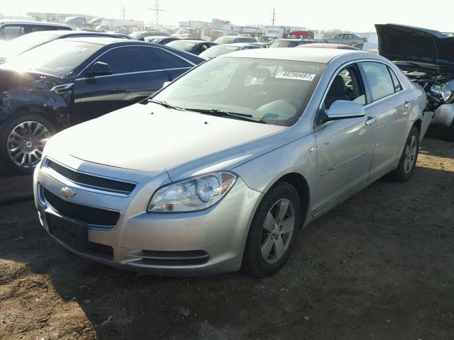 1G1ZF57578F243553 - 2008 CHEVROLET MALIBU HYB 银色 照片 2