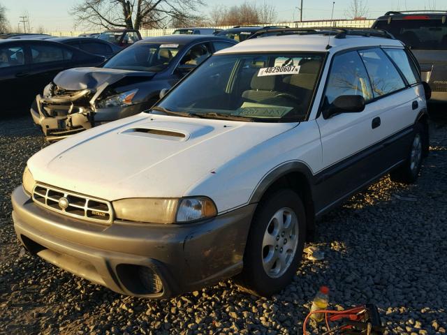 4S3BG6854W6650205 - 1998 SUBARU LEGACY 30T WHITE photo 2