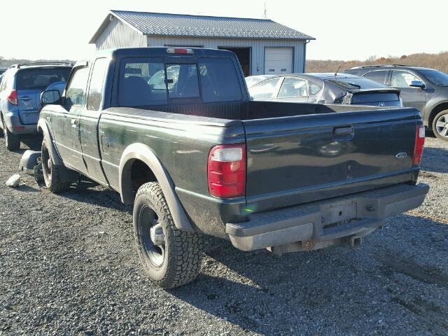 1FTZR45E92TA69912 - 2002 FORD RANGER SUP GREEN photo 3